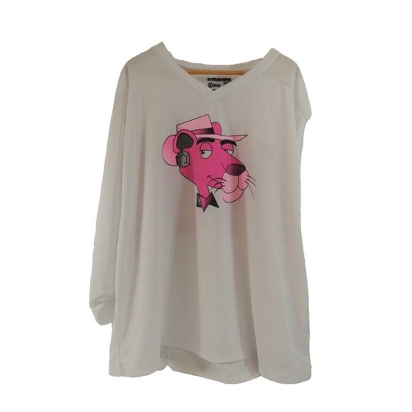 Kobe Pink Panther Men's XL Jersey White #40 Cartoon Sportswear - Picture 1 of 12
